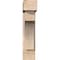Ekena Millwork Westlake Block Smooth Bracket w/ Offset Brace, Douglas Fir, 7 1/2"W x 26"D x 34"H BKT0806X26X34WTL05SDF - alternate 3